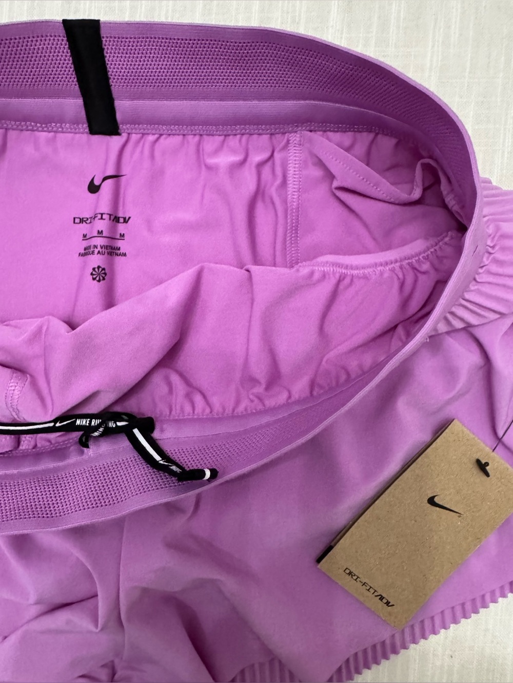 Nike AeroSwift Dri-FIT ADV Womens Sz M Lilac Running Lined Shorts FN2328-532 NWT - Picture 8 of 16